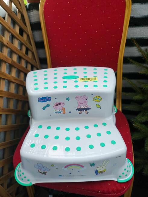 Podest schody przenośne dla Dzieci Dwustopniowy Schodki