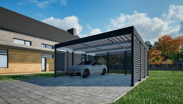 Car Porty Aluminiowe na Wymiar w Gard House