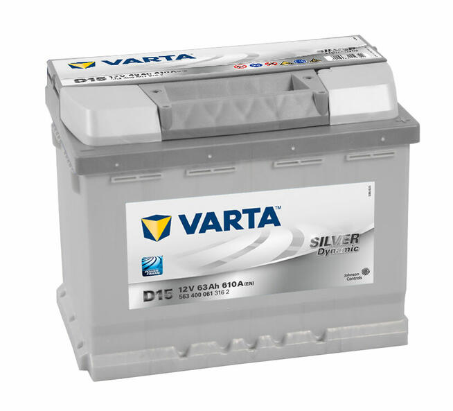 Akumulator Varta Silver 12V / 63Ah / 610A
