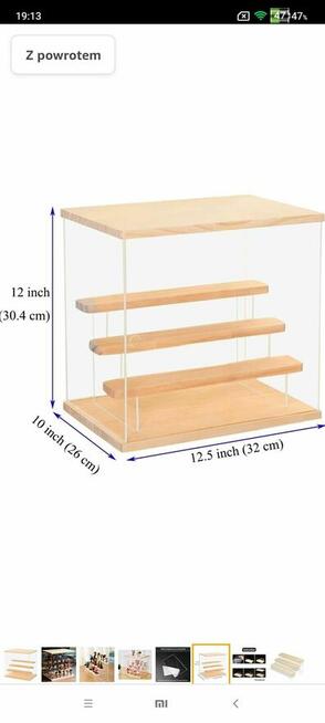 Szafka Akrylowa Gablota na Perfumy figurki Okulary witryna
