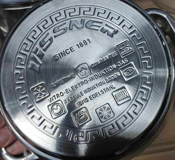 Garnki komplet Vissner Swiss 9 el