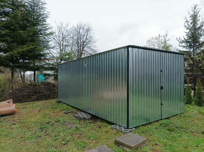 Garaż blaszany/ ocynk/ na budowę/