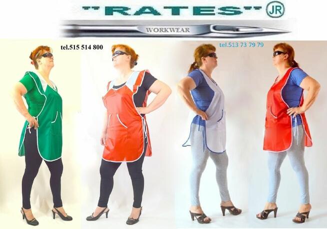 Fartuchy stylonowe zakładane przez głowę cena 7 zł.