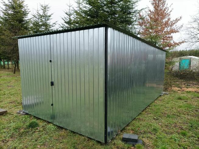 Garaż blaszany/ ocynk/ na budowę/