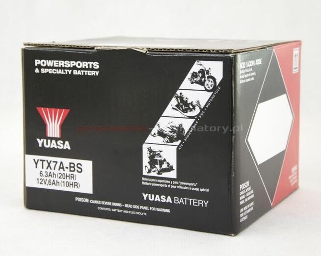 Akumulator Tuborg YTX7A-BS 6.3Ah 120A AGM