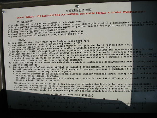 Lokalizator Uszkodzeń w Kablach PKD 2x2