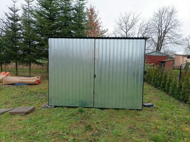 Garaż blaszany/ ocynk/ na budowę/