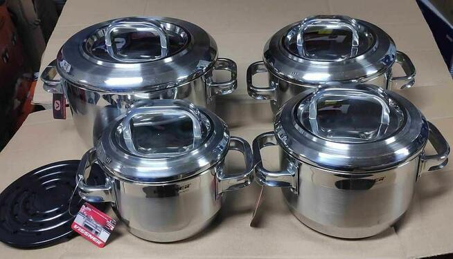 Garnki komplet Vissner Swiss 9 el