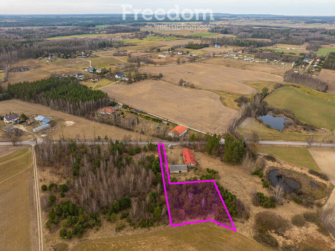 Działka zagrodowa w Sobączu, 3011 m2