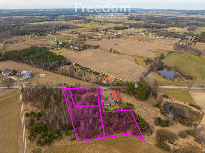 Działka zagrodowa w Sobączu, 3011 m2