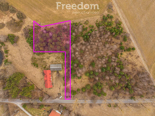 Działka zagrodowa w Sobączu, 3011 m2