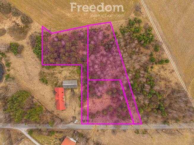Działka zagrodowa w Sobączu, 3011 m2