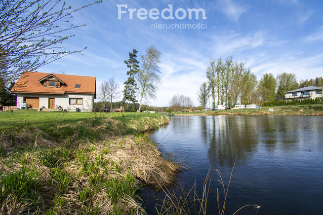 Zielin, Dom nad stawem, duża piękna działka 1,16ha
