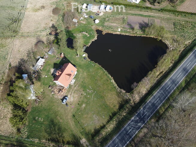 Zielin, Dom nad stawem, duża piękna działka 1,16ha