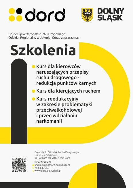 Szkolenia reedukacyjne, redukujące punkty karne, kierowania