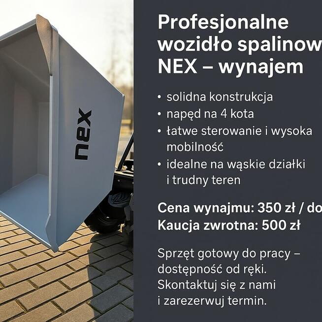 Wynajem profesjonalnego sprzętu ogrodniczego