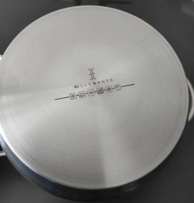 Garnki stalowe Ellements Italy 12 el indukcja/gaz