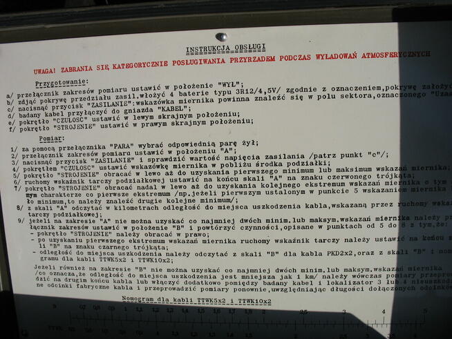 Lokalizator Uszkodzeń w Kablach PKD 2x2