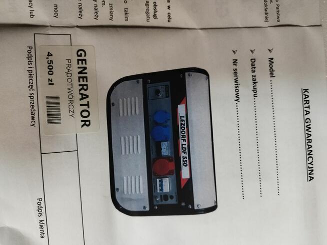 Sprzedam agregat prądotwórczy.