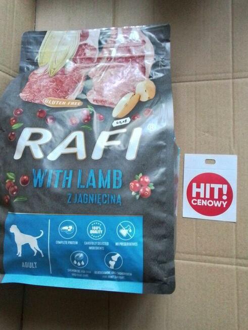 Sucha karma dla psów*RAFI-WITH-LAMB*
