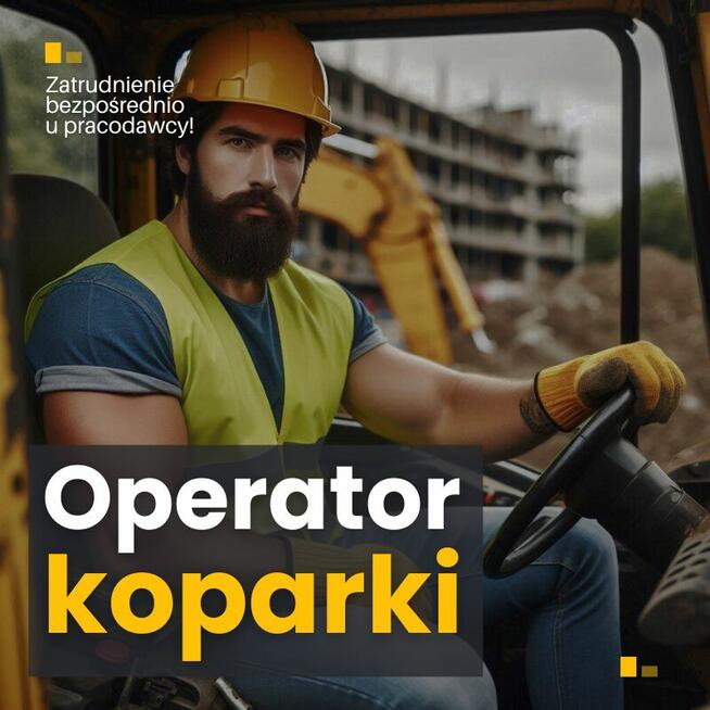 Operator walca - rozkładarki - koparki - praca przy masie