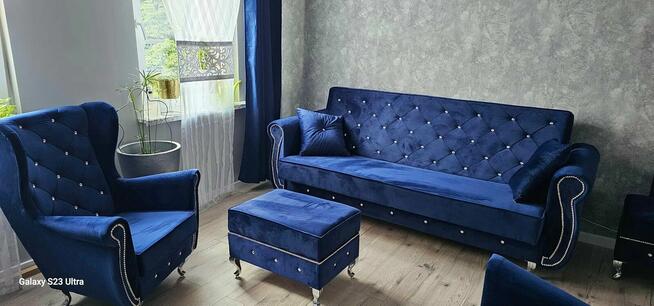 Zestaw Mebli 2 Fotele i Kanapa NOWe rozkładane różne kolory