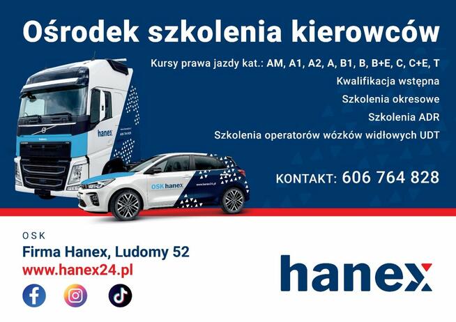 PRAWO JAZDY POŁAJEWO OSK HANEX