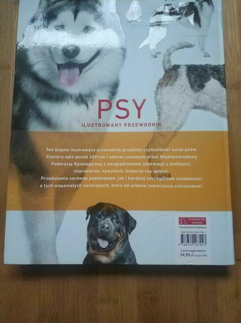 Książka Atlas Psy Ilustrowany przewodnik Rasy Psów poradnik
