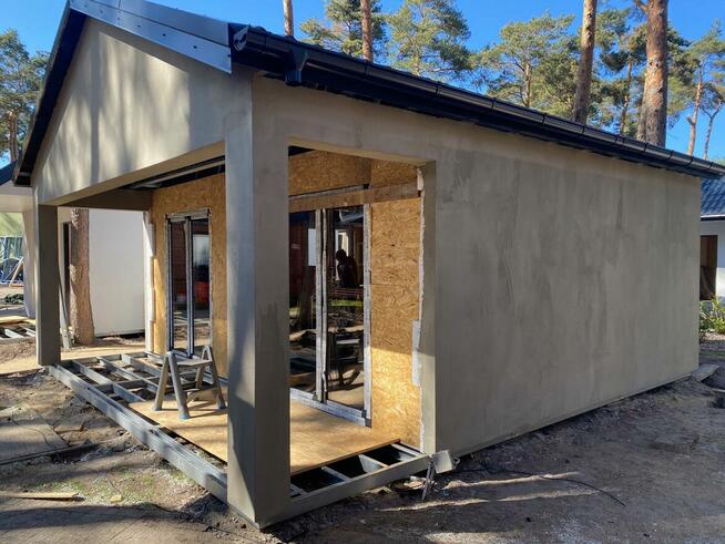 Konstrukcje ciekościenne do samodzielnego montażu - domek 35