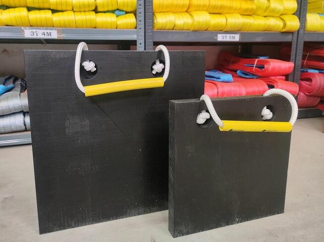 Podkład ochronny stabilizujący pod stopy nogi Dźwigu Żurawi