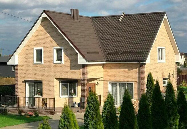 materiał AMK na elewację, imitacja cegły