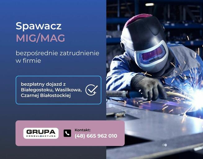 Spawacz MIG/MAG – Czarna Białostocka (bezpłatny dojazd)