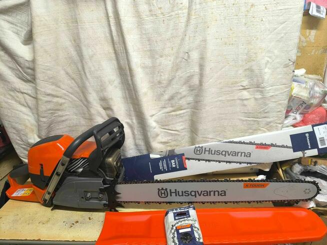 Nowa największa pilarka HUSQVARNA 592XP piła 7,6KM 70cm