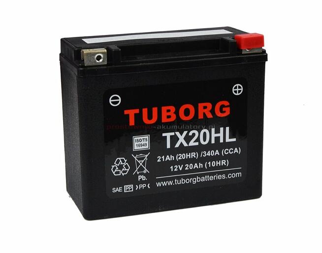 Akumulator Tuborg YTX20HL-BS/TX20HL 20Ah 340A (472) HARLEY