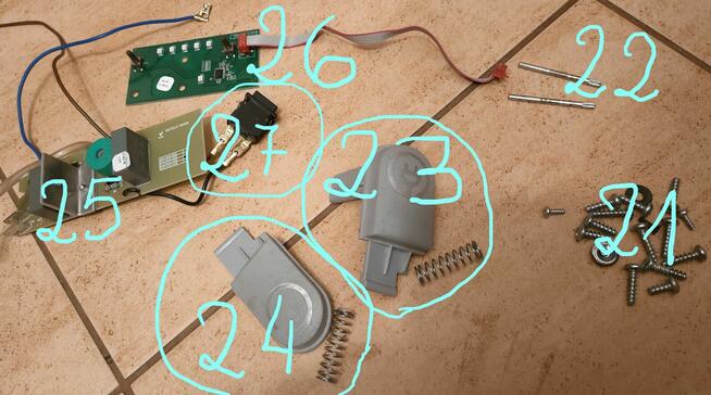 Zelmer Syrius ZVC415SP/03 600W / - CZĘŚCI !!!