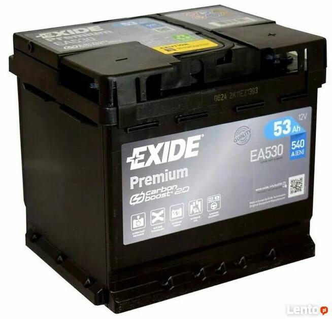 Akumulator Exide Premium EA530 53Ah 540A Zamiennik CA530
