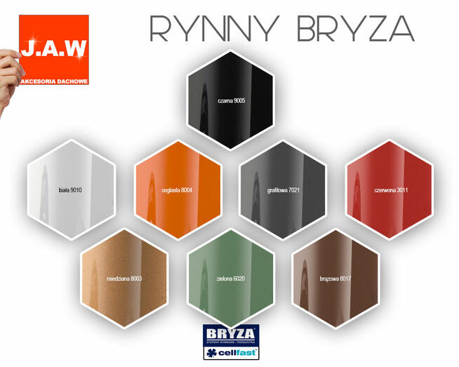 Rynny, rury Bryza PCV, PVC, PCW, plastik