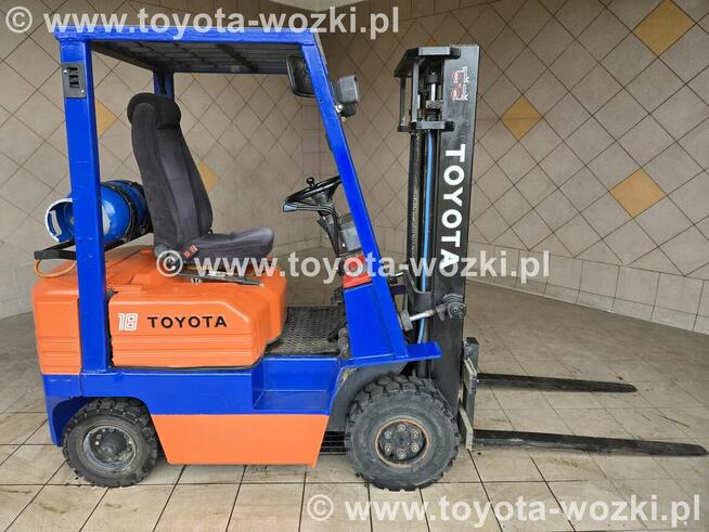 Wózek Widłowy TOYOTA 5FG18 , Wózki Widłowe TOYOTA 5FGF18 wid