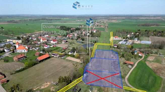 Działka budowlana Słonecznik gm. Morąg