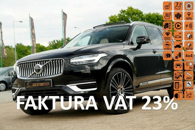Volvo XC 90 RECHARGE panorama FUL LED wentylacja nawi skora ACC blis KAMERY hak el