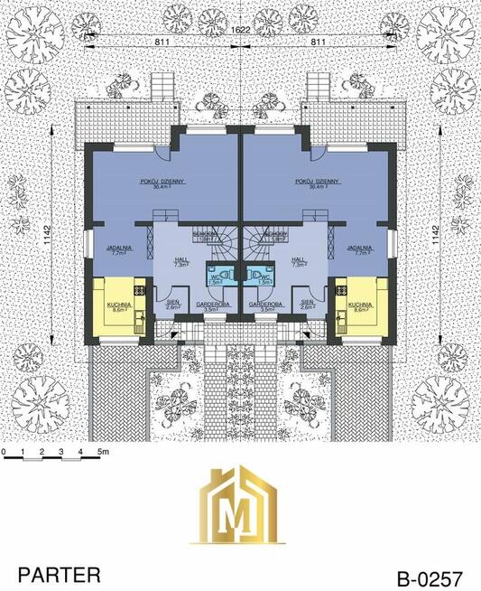 Cały bliźniak w stanie surowym otwartym Olsztyn