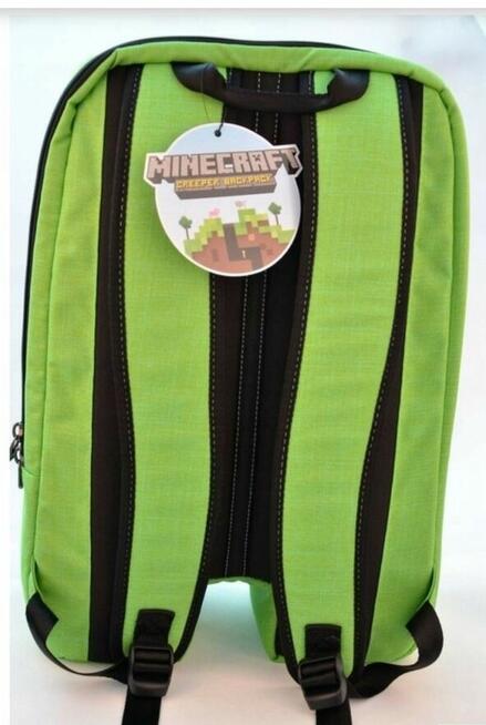 MINECRAFT PLECAK SZKOLNY CREEPER ZIELONY