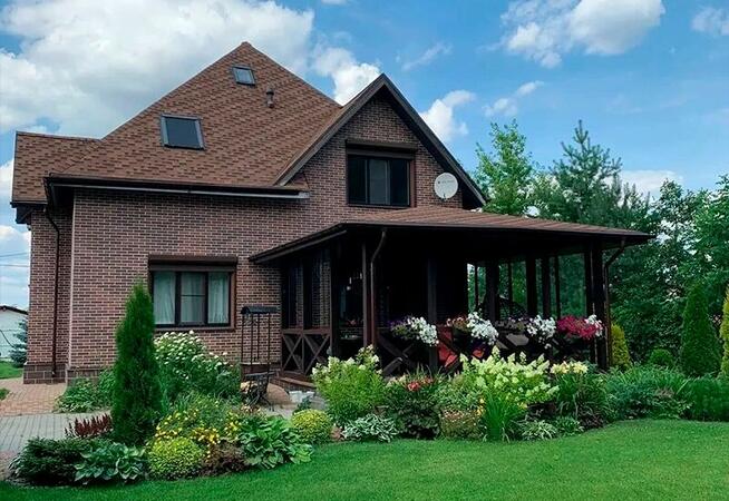 materiał AMK na elewację, imitacja cegły