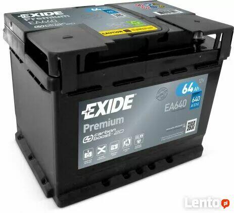 Akumulator EXIDE PREMIUM EA640 64Ah 640A Zamiennik CA640