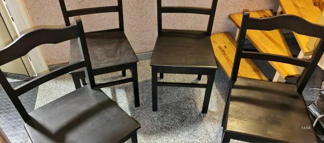 Krzesła dębowe - 4 sztuki