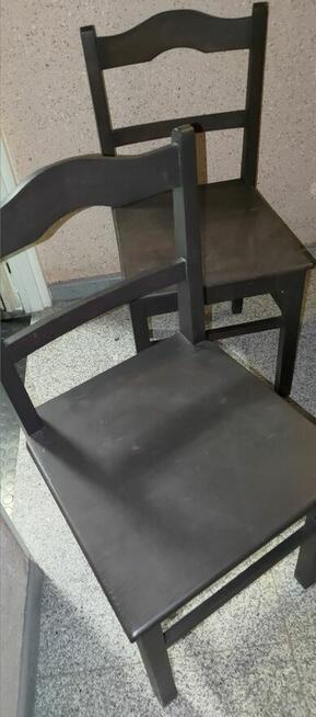 Krzesła dębowe - 4 sztuki