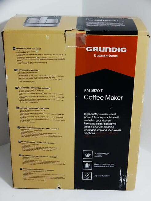Grundig KM5620T ekspres do kawy z dzbankiem