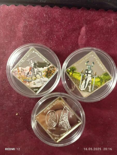 600. rocznica bitwy pod Grunwaldem - 3 monetY / 2500 szt .