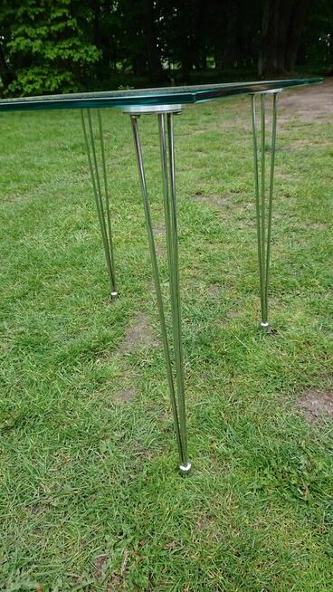 Stół szklany 80x80 hartowane szkło