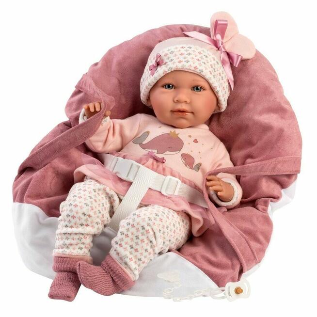 Lalka bobas Mimi z nosidełkiem 42 cm